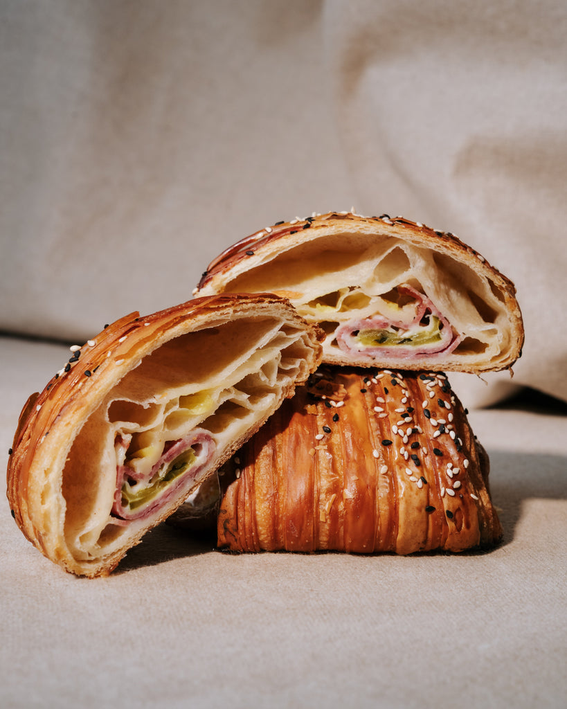 Salami + Goat's Cheese Croissant