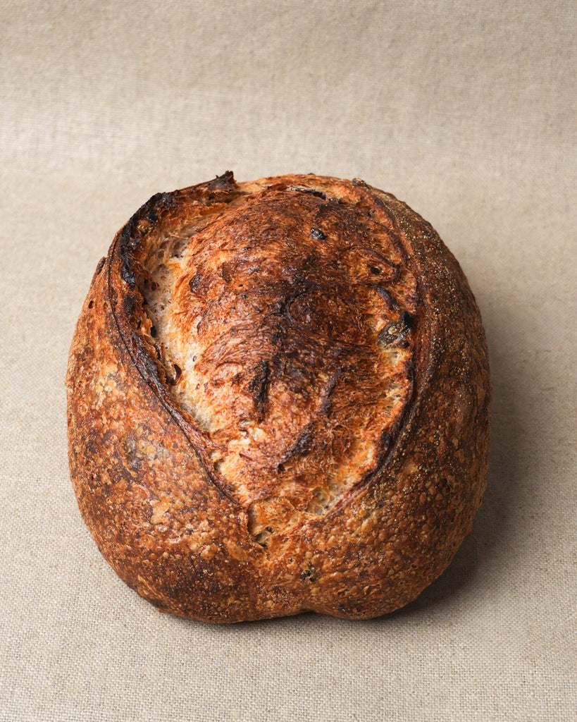 Olive + Pepperberry Sourdough Loaf