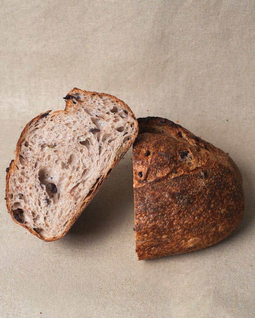 Olive + Pepperberry Sourdough Loaf