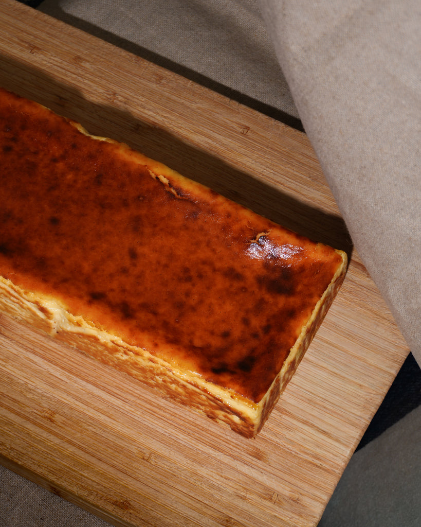 Basque Cheesecake Log | To be Frank