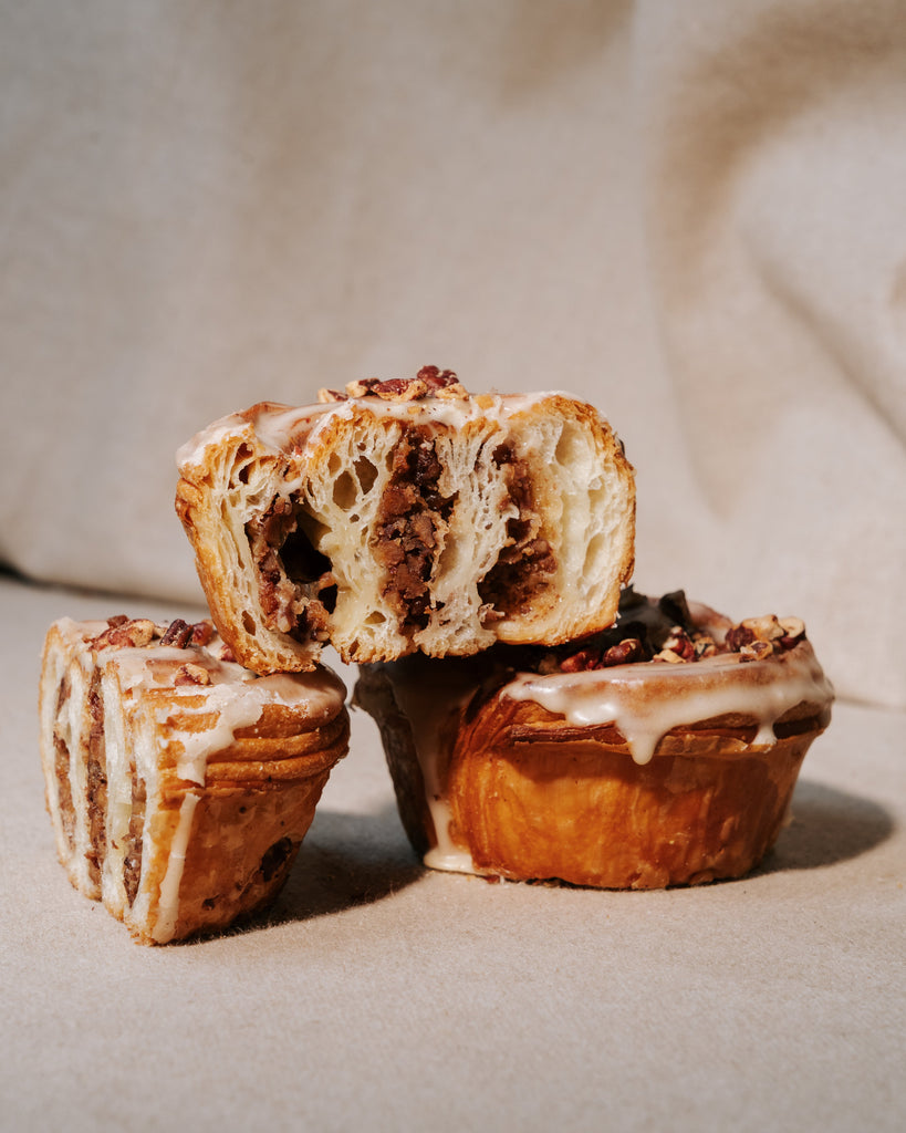 Pecan and Maple Syrup Scroll