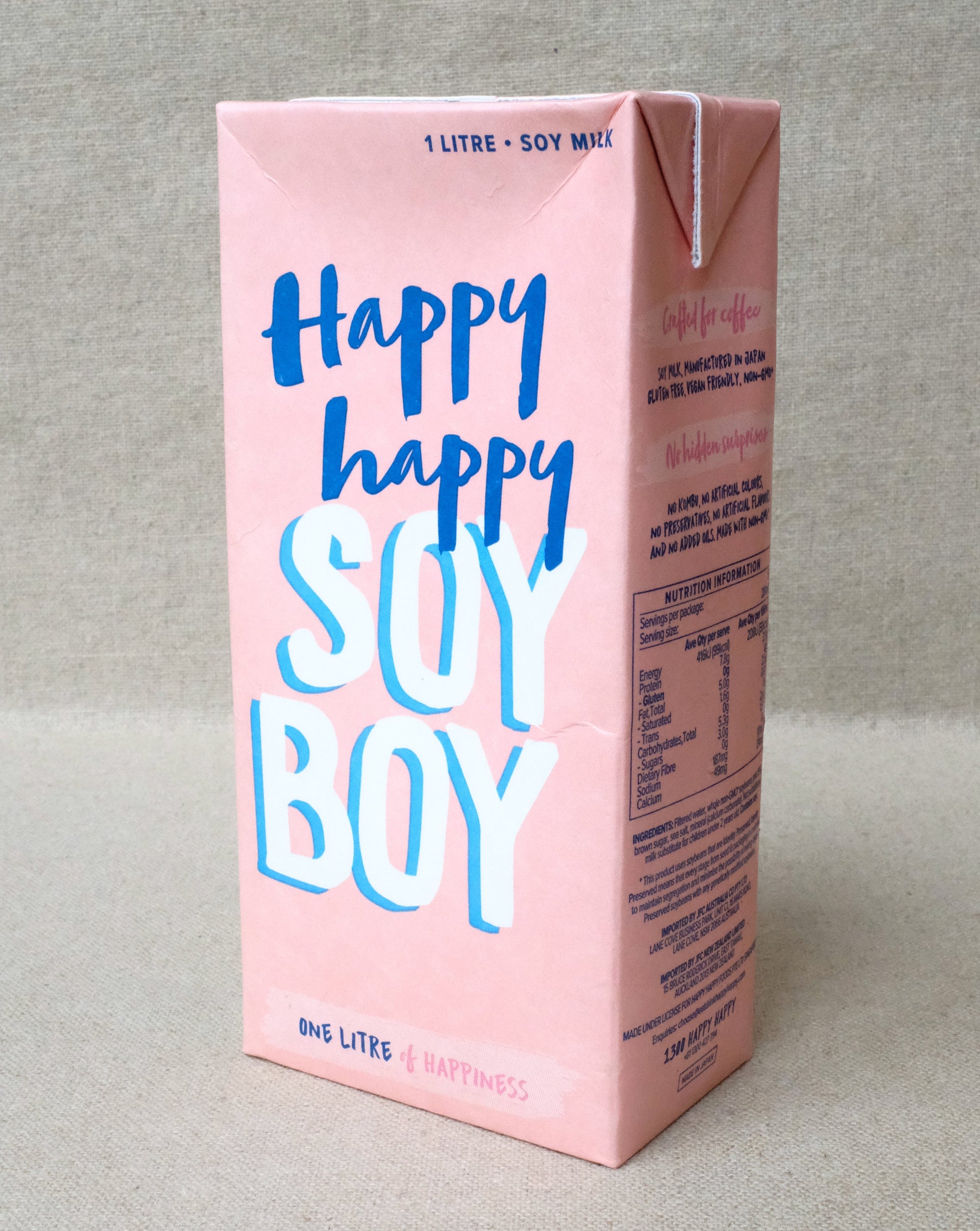 Happy Happy Soy Boy Soy Milk To be Frank